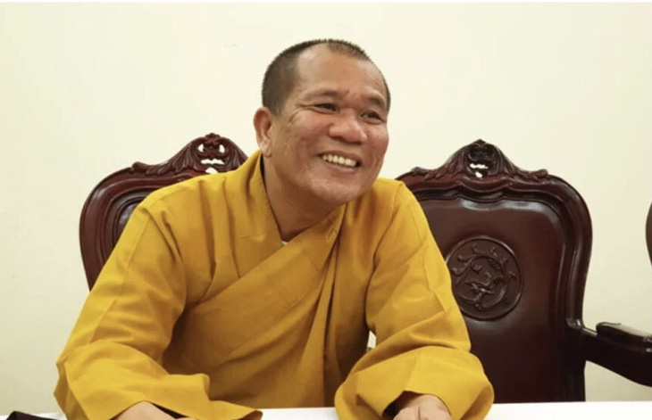 Thượng tọa Thích Đạo Hiển chia sẻ vụ việc xá lợi tóc Đức Phật ở chùa Ba Vàng - Ảnh: Cổng thông tin Phật giáo Việt Nam
