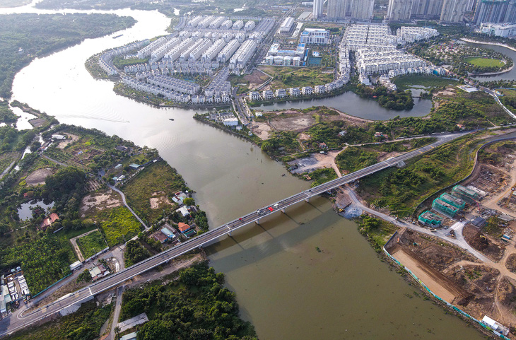 Cầu Long Đại (nối phường Long Phước và Long Bình, TP Thủ Đức) đã được khánh thành đưa vào sử dụng từ giữa tháng 12-2023 với tổng mức đầu tư 354 tỉ đồng - Ảnh: CHÂU TUẤN