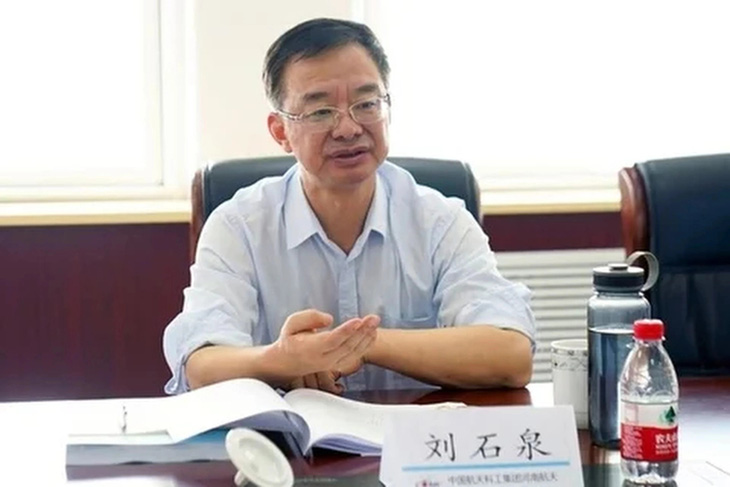Ông Lưu Thạch Tuyền, chủ tịch Tập đoàn Công nghiệp binh khí Trung Quốc (Norinco) - Ảnh: SCMP/WEIBO