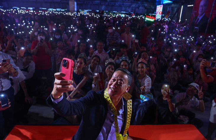 Thủ tướng Thái Lan Srettha Thavisin vào tháng 5-2023 - Ảnh: REUTERS