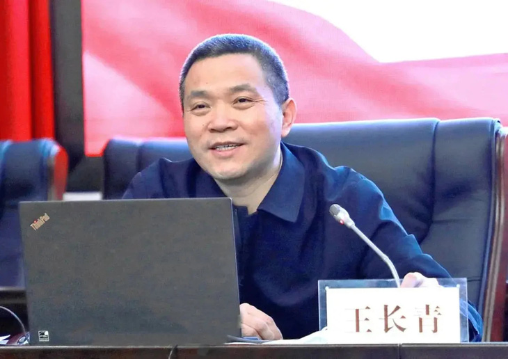 Ông Vương Trường Thanh, phó tổng giám đốc Tập đoàn Công nghiệp và Khoa học hàng không vũ trụ Trung Quốc - Ảnh: SCMP/WEIBO