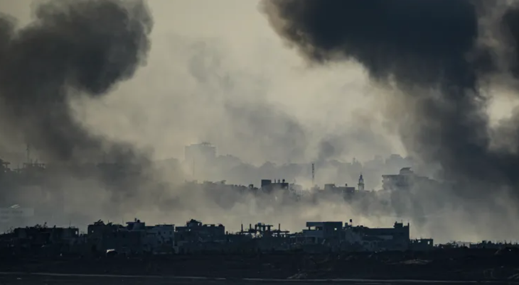 Khung cảnh phía nam Dải Gaza được ghi nhận ngày 2-12 - Ảnh: AFP