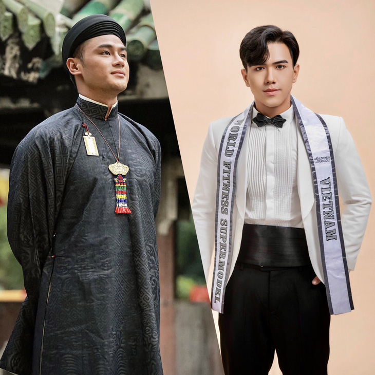 Người mẫu Lê Hữu Đạt (trái) và người mẫu Ngô Hoàng Lĩnh - Ảnh: Facebook nhân vật