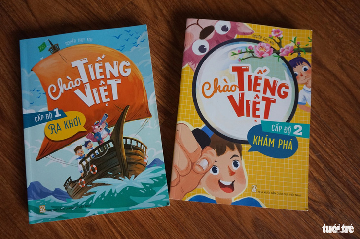 Bộ sách Chào tiếng Việt của Nguyễn Thụy Anh - Ảnh: T.ĐIỂU