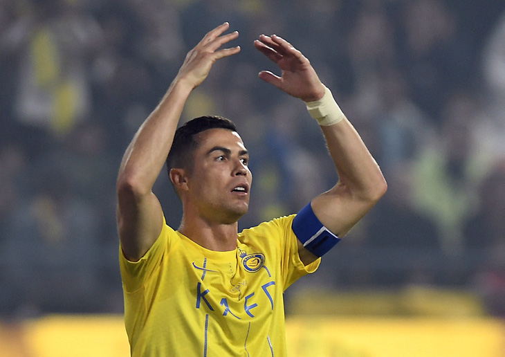 Ronaldo có bàn thắng thứ 54 trong năm 2023 - Ảnh: GETTY IMAGES