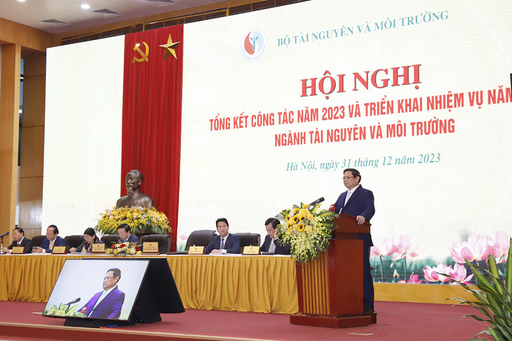 Thủ tướng Phạm Minh Chính phát biểu chỉ đạo tại hội nghị - Ảnh: K.TRUNG