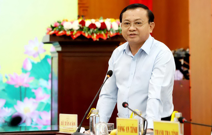 Ông Lê Tấn Cận, phó chủ tịch thường trực UBND tỉnh Bạc Liêu, vừa được Thủ tướng bổ nhiệm làm thứ trưởng Bộ Tài chính - Ảnh: CHÍ QUỐC