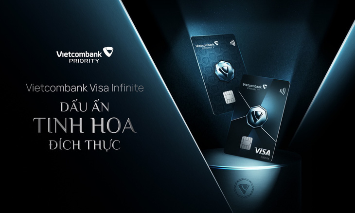 Thẻ tín dụng Vietcombank Visa Infinite được dành riêng cho các khách hàng phân khúc cao cấp - Ảnh: VCB