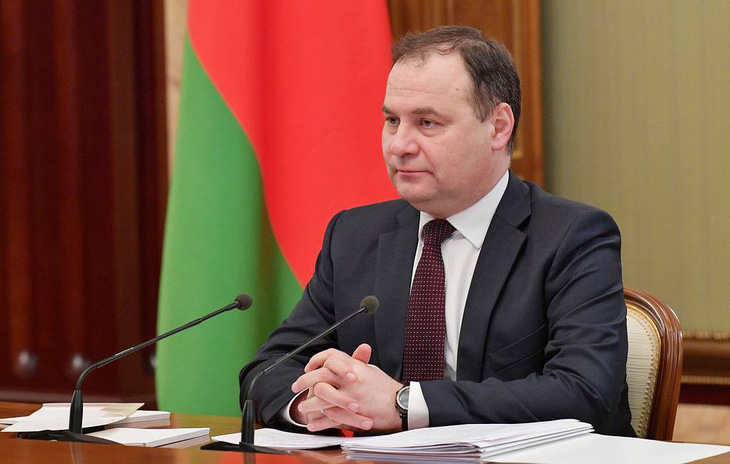 Thủ tướng Belarus Roman Golovchenko - Ảnh: TASS