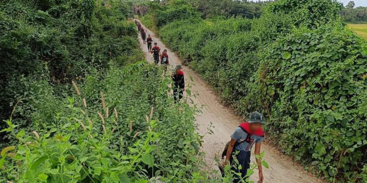 Lực lượng phòng vệ nhân dân ở vùng Bago - Ảnh: THE IRRAWADDY/NUG