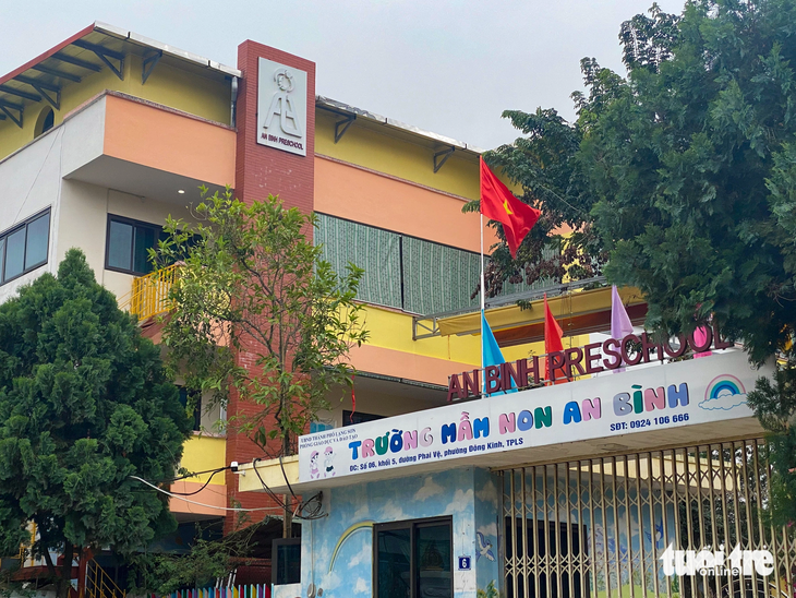 Trường mầm non An Bình, thành phố Lạng Sơn - nơi xảy ra sự việc - Ảnh: HÀ QUÂN