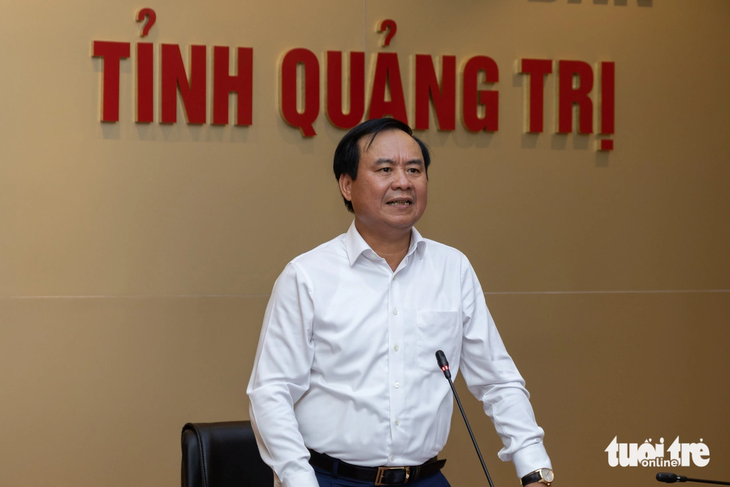 Ông Võ Văn Hưng - chủ tịch UBND tỉnh Quảng Trị - Ảnh: HOÀNG TÁO
