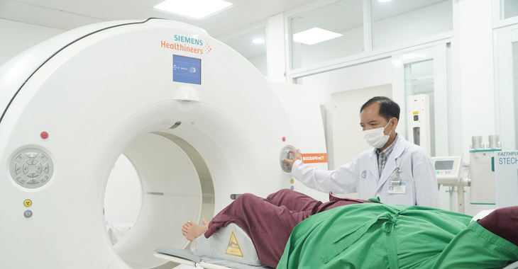Bệnh viện Chợ Rẫy thực hiện kỹ thuật PET/CT từ năm 2009, với mỗi ngày tiếp nhận chụp từ 12-15 ca - Ảnh: Bệnh viện cung cấp