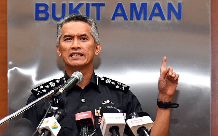 Cục trưởng Cục Cảnh sát điều tra hình sự Malaysia Shuhaily Zain cho biết cảnh sát nước này vừa bắt một công dân yêu cầu thiết lập quan hệ ngoại giao Malaysia - Israel - Ảnh: FACEBOOK