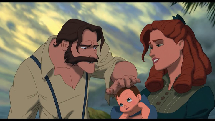 Các nhân vật trong phim Tarzan. 