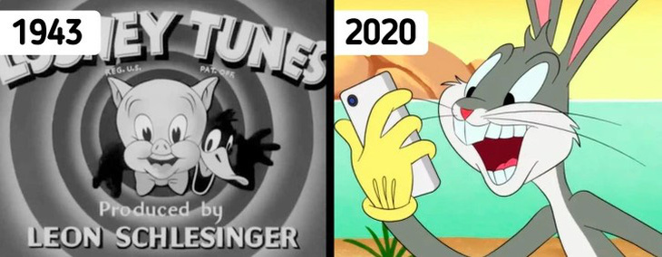 Looney Tunes thay đổi theo thời gian. 