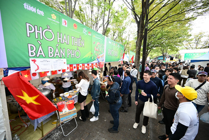 Lễ hội Phở Việt - Vietnam Phở Festival 2023 quảng bá ẩm thực Việt, thu hút 85.000 lượt khách Nhật tham gia - Ảnh: QUANG ĐỊNH