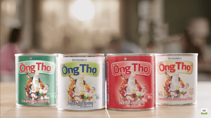 Người nước Việt Nam vẫn vượt lên trước thân thuộc với Brand Name sữa đặc Ông Thọ của Vinamilk