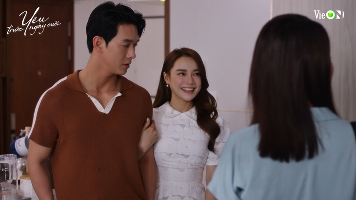 Nhã Phương vai Minh Anh và Song Luân vai Huy Hoàng trong phim Yêu trước ngày cưới - Ảnh: ĐPCC