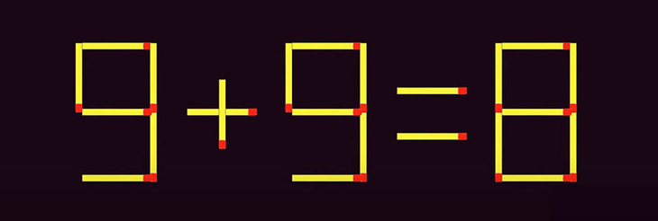 Thử tài IQ: Di chuyển hai que diêm để 5x2=8 thành phép tính đúng- Ảnh 3.