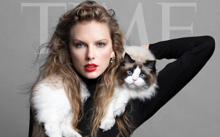 Chuyện chú mèo trên cổ Taylor Swift lên trang bìa của Time