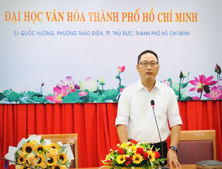TS Trịnh Đăng Khoa được giao nhiệm vụ phó hiệu trưởng phụ trách Trường đại học Văn hóa TP.HCM - Ảnh: HOÀNG HẢI