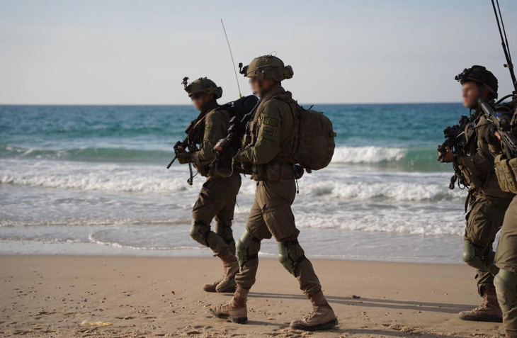 Lính Israel hoạt động tại khu vực phía nam Dải Gaza - Ảnh: IDF