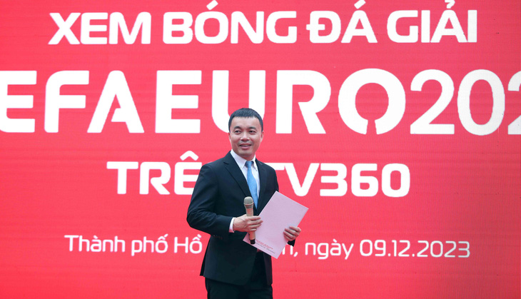 Ông Ngô Mạnh Hùng, giám đốc Viettel TP.HCM, chia sẻ tại sự kiện - Ảnh: N.K.