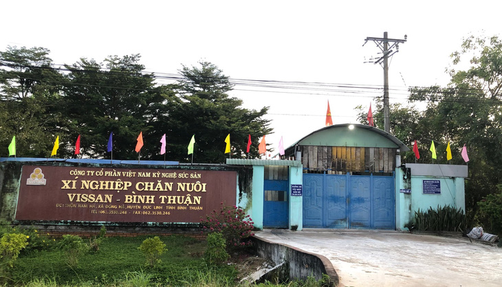 Trang trại chăn nuôi heo Vissan - Bình Thuận ở xã Đông Hà, huyện Đức Linh, Bình Thuận - Ảnh: ĐỨC TRONG