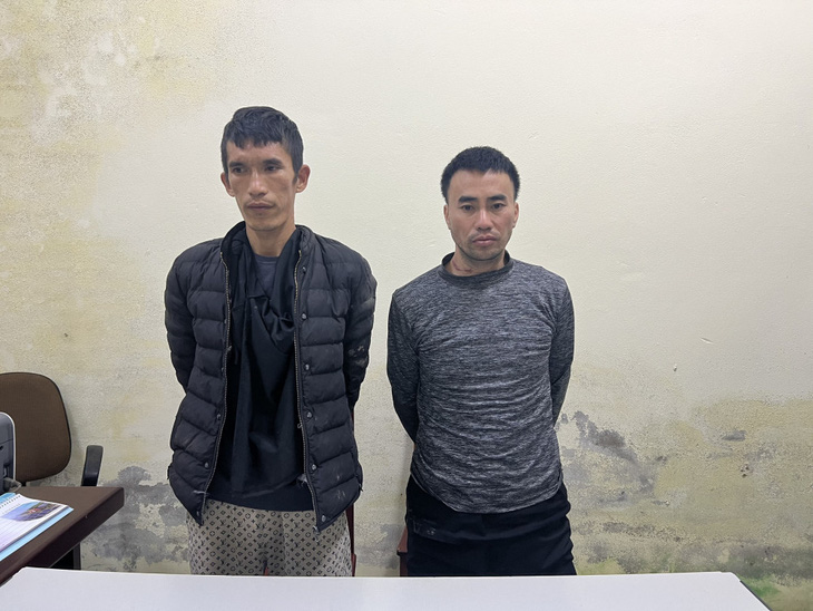Hai phạm nhân trốn khỏi trại giam Xuân Hà đã bị bắt giữ - Ảnh: CACC