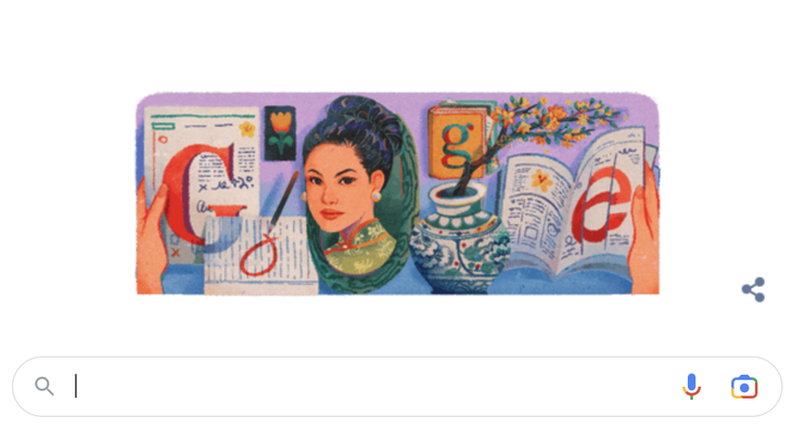 Google tôn vinh bà Sương Nguyệt Anh, chủ bút báo nữ giới đầu tiên của Việt Nam - Ảnh 1.