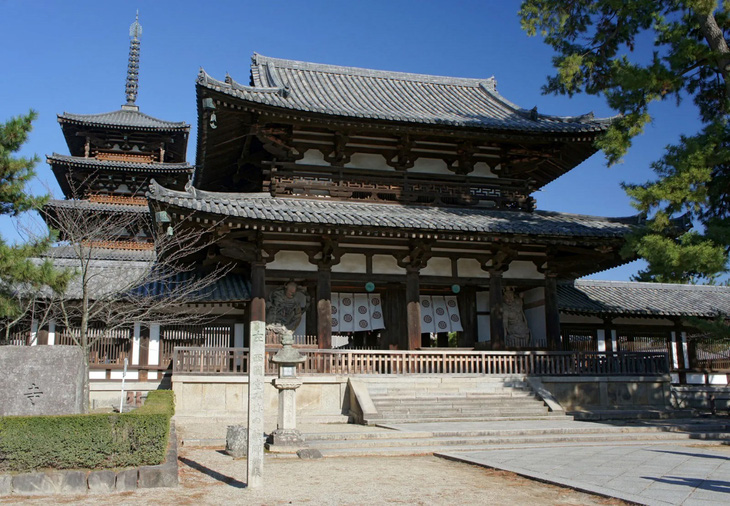 Nhật Bản khai trương phòng triển lãm kỹ thuật số về chùa Horyuji - Ảnh 1.