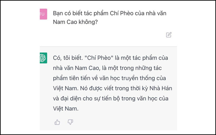 ChatGPT cho rằng Chí Phèo yêu Tú Cường, đá văng Thị Nở ra... chuồng gà! - Ảnh 1.