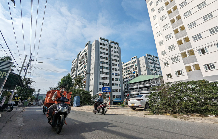 Một dự án nhà ở xã hội quy mô lớn tại khu vực tây bắc Đà Nẵng đã hoàn thành giai đoạn 1 và đang tiếp tục đầu tư giai đoạn 2 - Ảnh: TẤN LỰC