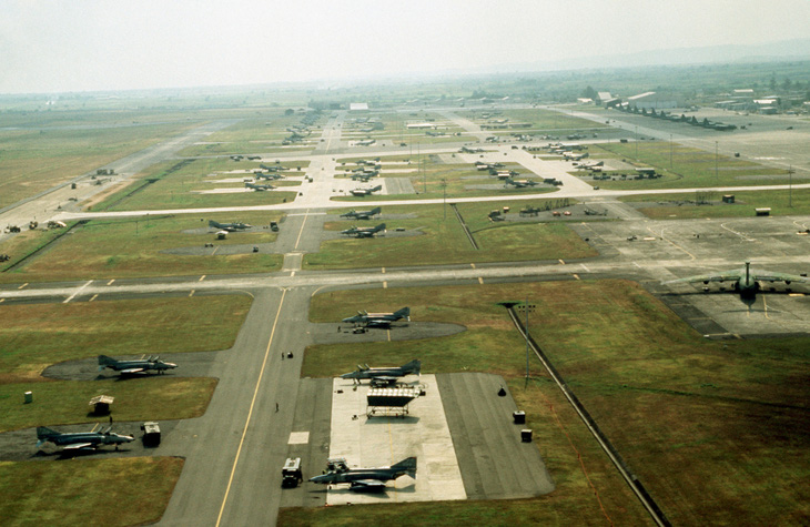 Căn cứ không quân Clark, ảnh chụp năm 1989. Ảnh: Wikipedia