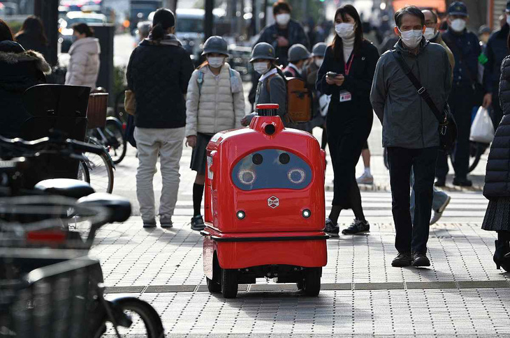 Nhật Bản dự kiến sử dụng robot giao hàng - Ảnh 1.