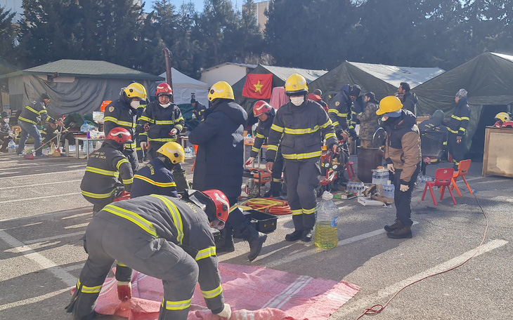 Đội cứu hộ Việt Nam tới điểm cứu hộ mới ở Thổ Nhĩ Kỳ