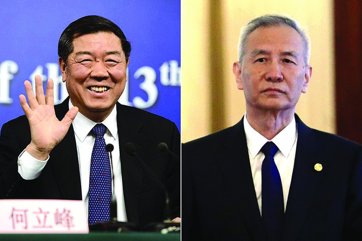 Ông Hà Lập Phong (trái) và ông Lưu Hạc. Ảnh: gua.media