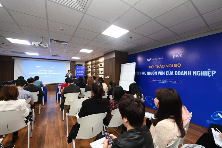 Hội thảo nội bộ về Cấu trúc nguồn vốn của doanh nghiệp được tổ chức bởi Meey Land và PwC Việt Nam