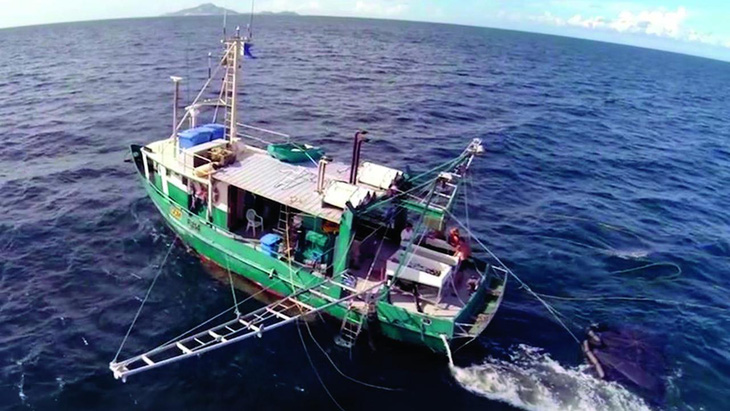 Tàu đánh bắt hải sâm FV Dianne Ảnh: Cảnh sát Queensland