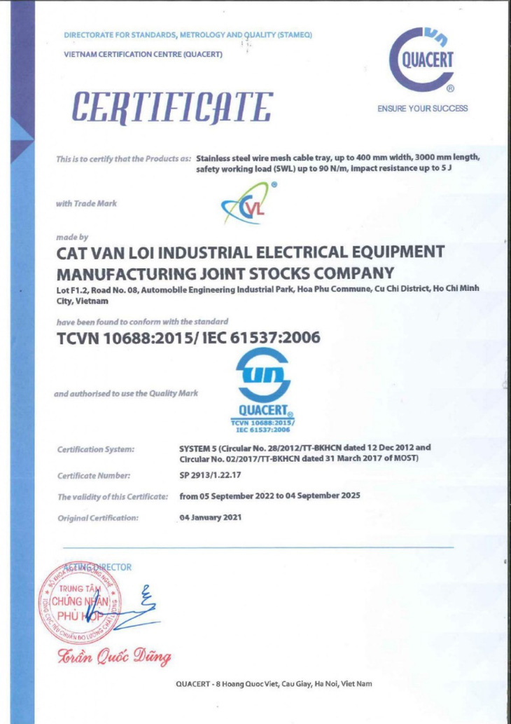 Máng cáp dạng lưới CVL là sản phẩm công nghiệp hỗ trợ tiêu biểu TP.HCM 2022 - Ảnh 3.