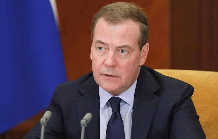 Ông Dmitry Medvedev, cựu tổng thống, cựu thủ tướng, và hiện là phó chủ tịch Hội đồng An ninh Nga - Ảnh: TASS