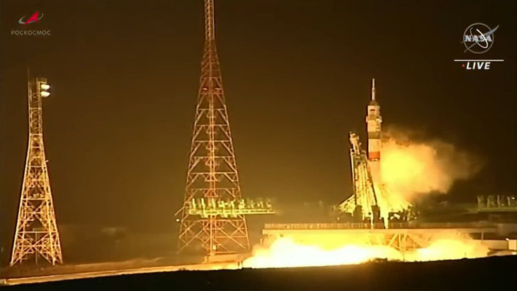 Nga phóng tàu vũ trụ không người lái lên ISS đón các phi hành gia - Ảnh 1.