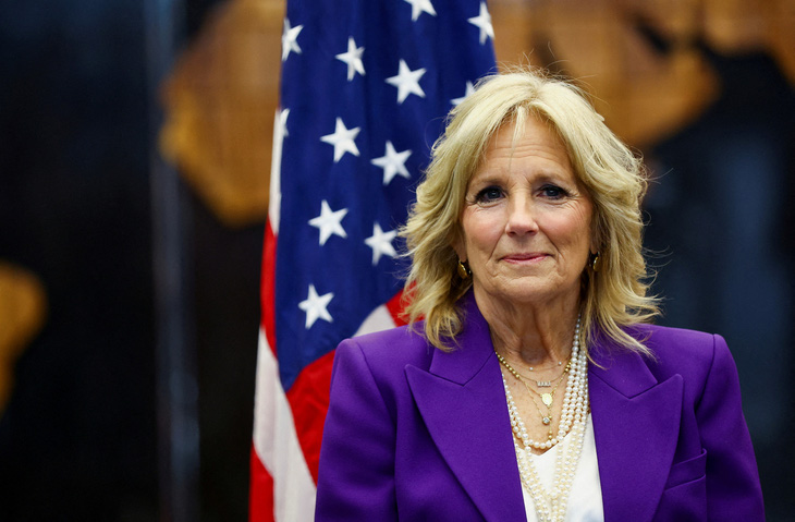 Bà Jill Biden, đệ nhất phu nhân Mỹ - Ảnh: REUTERS