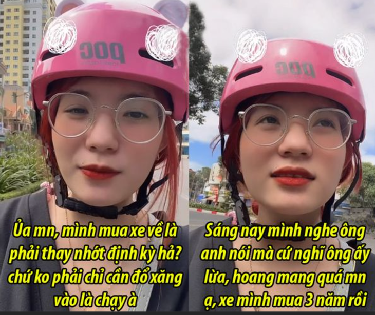 Ảnh vui 5-2: Xe nữ - Đi kỹ, zin từng con ốc nhớt - Ảnh 1. Ảnh vui 5-2: Xe nữ - Đi kỹ, zin từng con ốc nhớt - Ảnh 1.