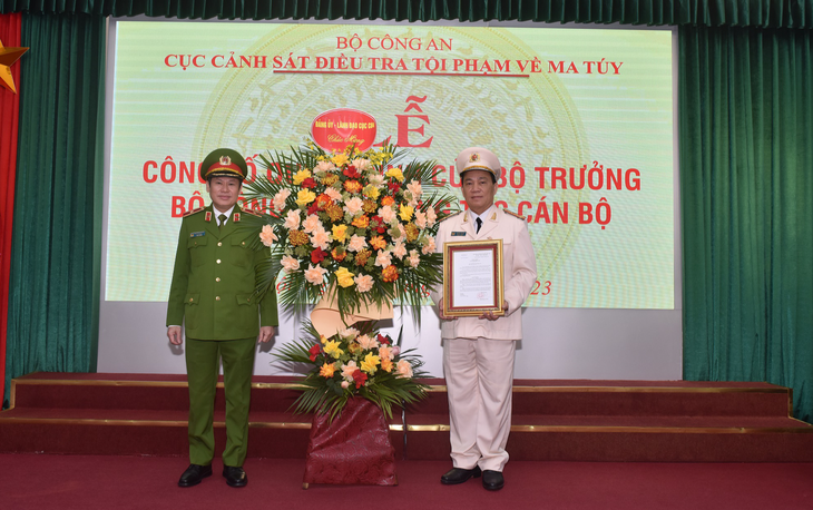Đại tá Huỳnh Thới An làm phó cục trưởng Cục Cảnh sát điều tra tội phạm về ma túy - Ảnh 1.