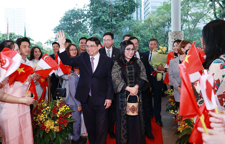 Thủ tướng Phạm Minh Chính bắt đầu thăm chính thức Singapore - Ảnh 1.