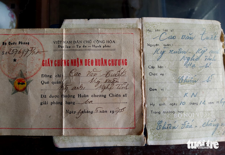 Thân nhân liệt sĩ Cao Xuân Tuất mong sớm nhận cuốn nhật ký cựu binh Mỹ giữ - Ảnh 3.
