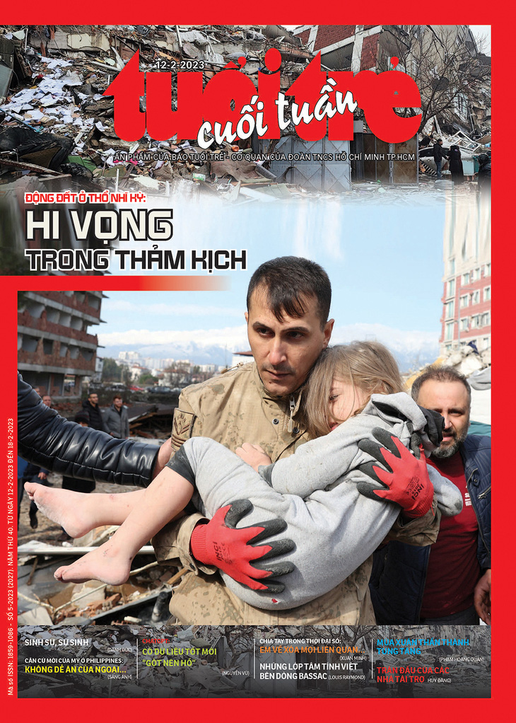 Tuổi Trẻ Cuối Tuần số 5-2023: &quot;Động đất ở Thổ Nhĩ Kỳ: Hi vọng trong thảm kịch&quot; - Ảnh 1.