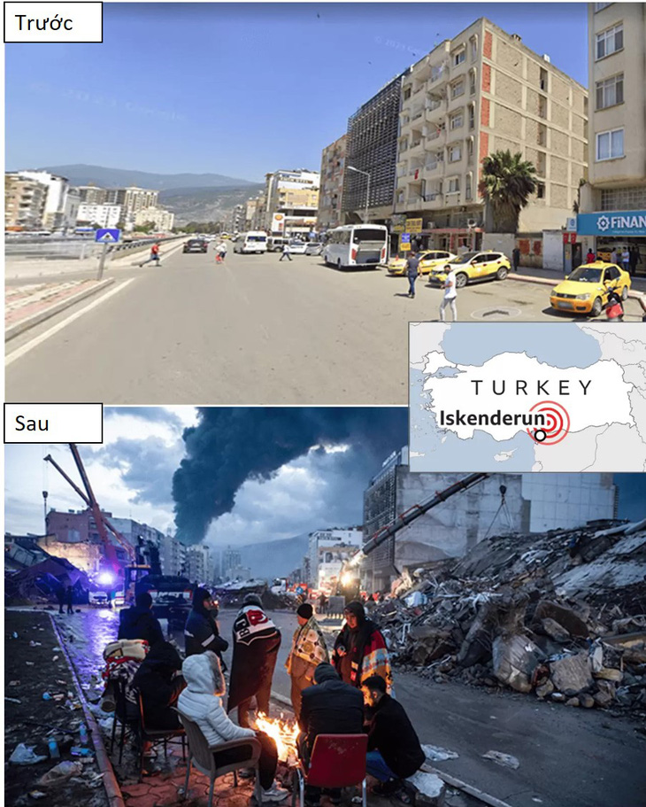 Hình ảnh Thổ Nhĩ Kỳ, Syria trước và sau động đất kép - Ảnh 4.